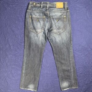 G Star Raw Mens Jeans Size Measure 33x29 Straight Leg Dark Wash Denim 5 Pocket